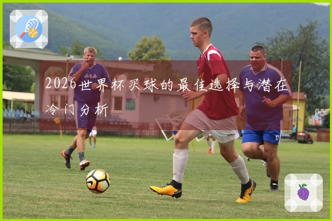 2026世界杯买球的最佳选择与潜在冷门分析